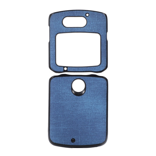 For Motorola Razr 5G Brugg Texture PU+TPU+PC Shockproof Phone Case(Blue) - Motorola Cases by buy2fix | Online Shopping UK | buy2fix