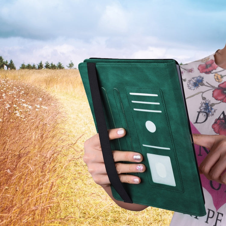 For iPad 10.2 2020 / Air 2019 Big Butterfly Embossed Smart Leather Tablet Case(Green) - iPad 10.2 Cases by buy2fix | Online Shopping UK | buy2fix