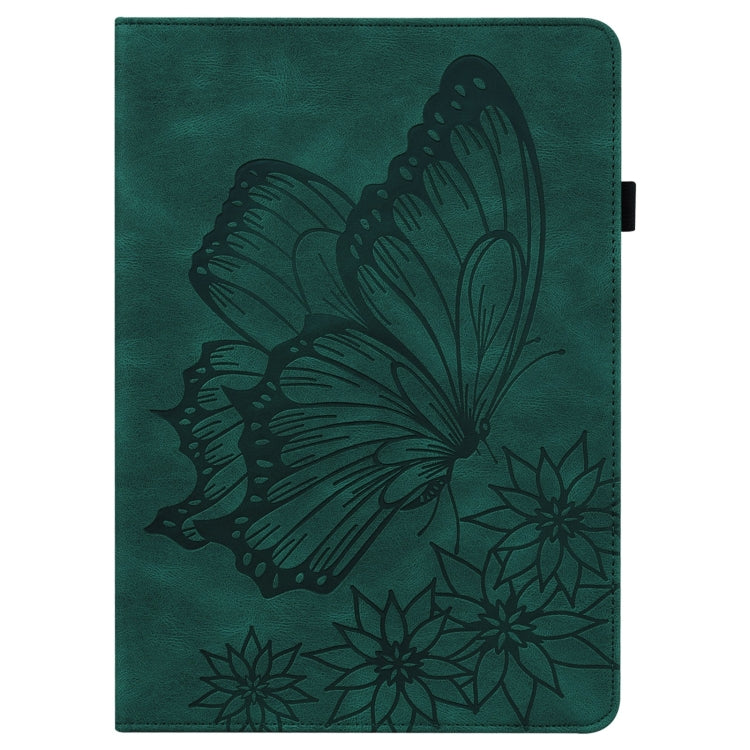 Big Butterfly Embossed Smart Leather Tablet Case For iPad Air 2 / 9.7 2018&2017(Green) - iPad 9.7 (2018) & (2017) Cases by buy2fix | Online Shopping UK | buy2fix