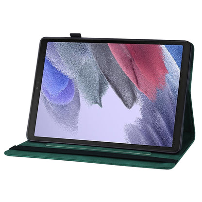 For Samsung Galaxy Tab A7 Lite T220/T225 Big Butterfly Embossed Leather Tablet Case(Green) - Tab A7 Lite T220 / T225 by buy2fix | Online Shopping UK | buy2fix