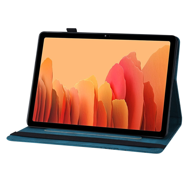 For Samsung Galaxy Tab S5e T720/T725 Big Butterfly Embossed Leather Tablet Case(Blue) - Tab S5E 10.5 T720 / T725 by buy2fix | Online Shopping UK | buy2fix
