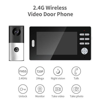 2.4G Wireless Video Doorbell 720P Support Night Vision & Talk & Monitor - Video DoorBell by buy2fix | Online Shopping UK | buy2fix