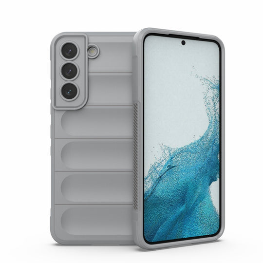 For Samsung Galaxy M23 5G Magic Shield TPU + Flannel Phone Case(Grey)