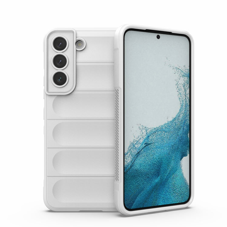 For Samsung Galaxy M23 5G Magic Shield TPU + Flannel Phone Case(White) by buy2fix