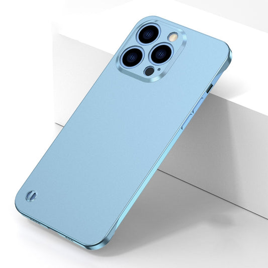 For iPhone 11 Pro Electroplating Frosted Frameless Phone Case (Light Blue) by buy2fix