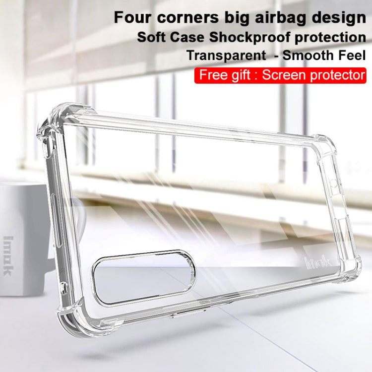 For Sony Xperia 10 IV imak All-inclusive Shockproof Airbag TPU Case with Screen Protector(Transparent) - Sony Cases by imak | Online Shopping UK | buy2fix