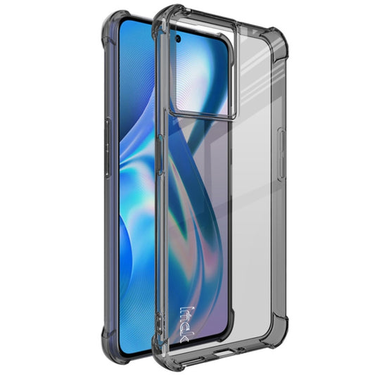 For OnePlus Ace 5G/10R 5G imak All-inclusive Shockproof Airbag TPU Case with Screen Protector(Transparent Black) - Ace 5 Cases by imak | Online Shopping UK | buy2fix