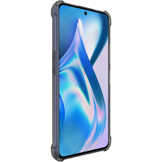 For OnePlus Ace 5G/10R 5G imak All-inclusive Shockproof Airbag TPU Case with Screen Protector(Transparent Black) - Ace 5 Cases by imak | Online Shopping UK | buy2fix
