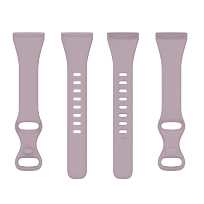 For Fitbit Versa 4 / Versa 3 / Sense Universal TPU Watch Band, Size:S(Lavender) - Watch Bands by buy2fix | Online Shopping UK | buy2fix