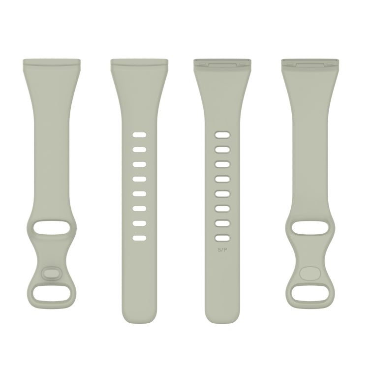 For Fitbit Versa 4 / Versa 3 / Sense Universal TPU Watch Band, Size:S(Rock Grey) - Watch Bands by buy2fix | Online Shopping UK | buy2fix