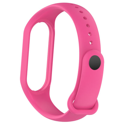 For Xiaomi Mi Band 7 / 7NFC / 6 / 6 NFC / 5 / 5 NFC / Amazfit Band 5 Official Silicone Watch Band(Rose Pink) - Watch Bands by buy2fix | Online Shopping UK | buy2fix