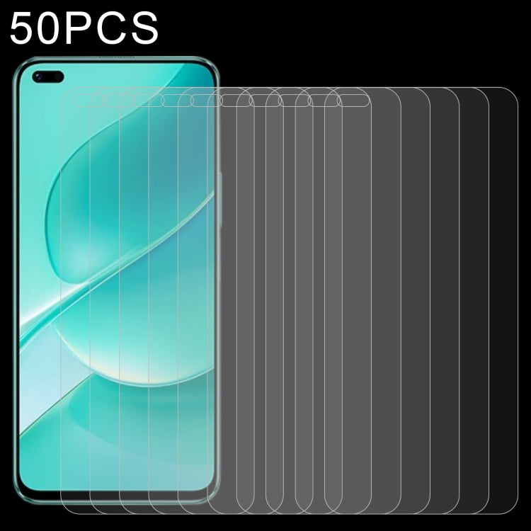 50 PCS 0.26mm 9H 2.5D Tempered Glass Film For Huawei nova 9z 5G - Huawei Tempered Glass by buy2fix | Online Shopping UK | buy2fix