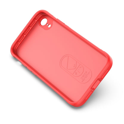 For iPhone XR Magic Shield TPU + Flannel Phone Case(Light Blue) by buy2fix