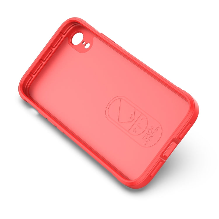 For iPhone XR Magic Shield TPU + Flannel Phone Case(White) by buy2fix