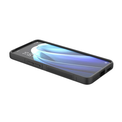 For OPPO Reno7 Pro 5G Magic Shield TPU + Flannel Phone Case(Wine Red) by buy2fix