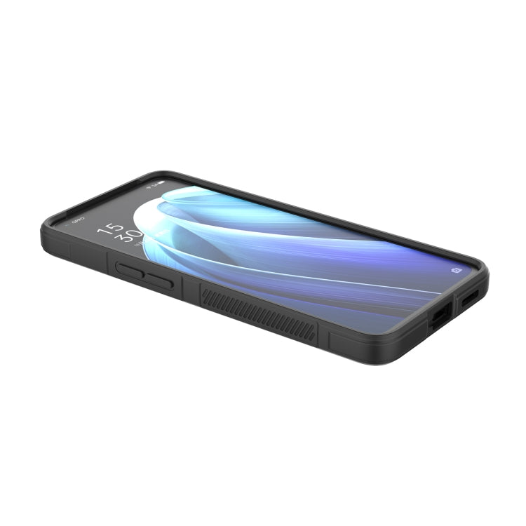 For OPPO Reno7 Pro 5G Magic Shield TPU + Flannel Phone Case(White) by buy2fix