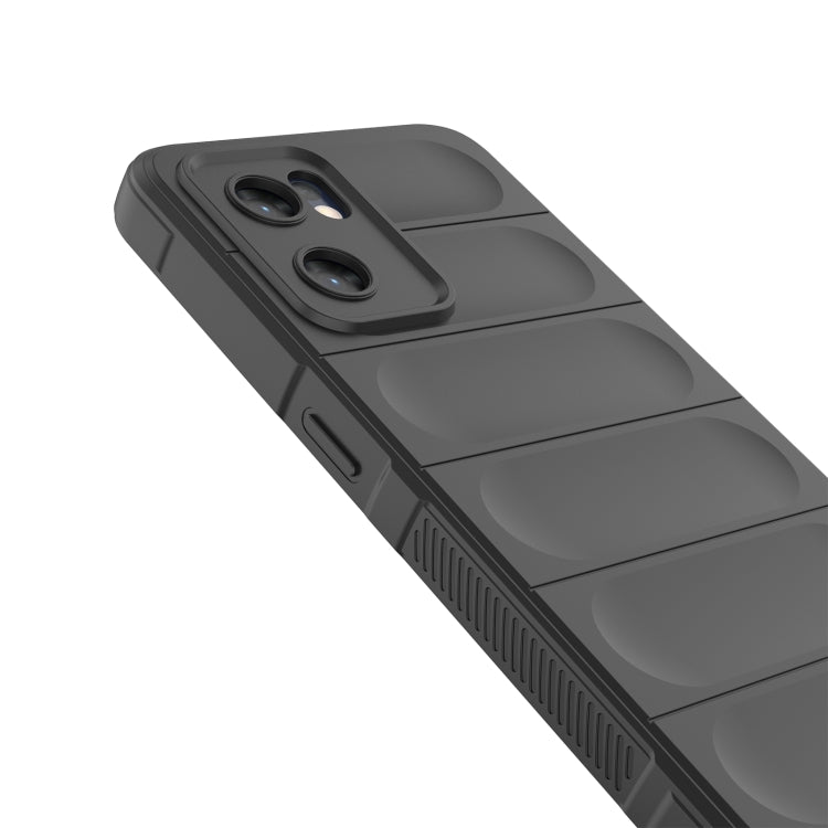 For OPPO Reno7 5G Global / Find X5 Lite Magic Shield TPU + Flannel Phone Case(Grey) by buy2fix