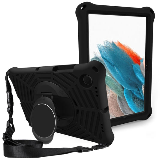 For Samsung Galaxy Tab A8 10.5 2021 Spider King EVA Protective Case with Adjustable Shoulder Strap & Holder(Black) - Other Galaxy Tab PC by buy2fix | Online Shopping UK | buy2fix