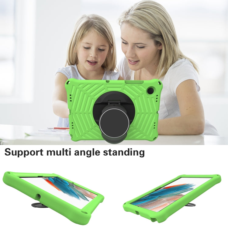 For Samsung Galaxy Tab A8 10.5 2021 Spider King EVA Protective Case with Adjustable Shoulder Strap & Holder(Green) - Other Galaxy Tab PC by buy2fix | Online Shopping UK | buy2fix