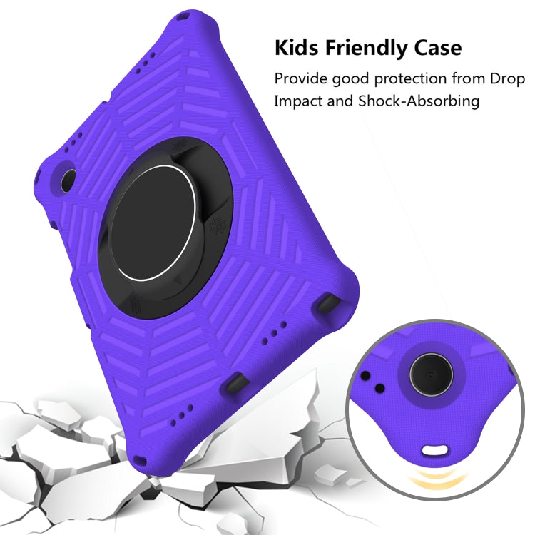 For Samsung Galaxy Tab A8 10.5 2021 Spider King EVA Protective Case with Adjustable Shoulder Strap & Holder(Purple) - Other Galaxy Tab PC by buy2fix | Online Shopping UK | buy2fix