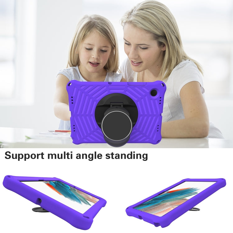 For Samsung Galaxy Tab A8 10.5 2021 Spider King EVA Protective Case with Adjustable Shoulder Strap & Holder(Purple) - Other Galaxy Tab PC by buy2fix | Online Shopping UK | buy2fix
