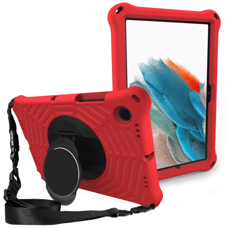 For Samsung Galaxy Tab A8 10.5 2021 Spider King EVA Protective Case with Adjustable Shoulder Strap & Holder(Red) - Other Galaxy Tab PC by buy2fix | Online Shopping UK | buy2fix