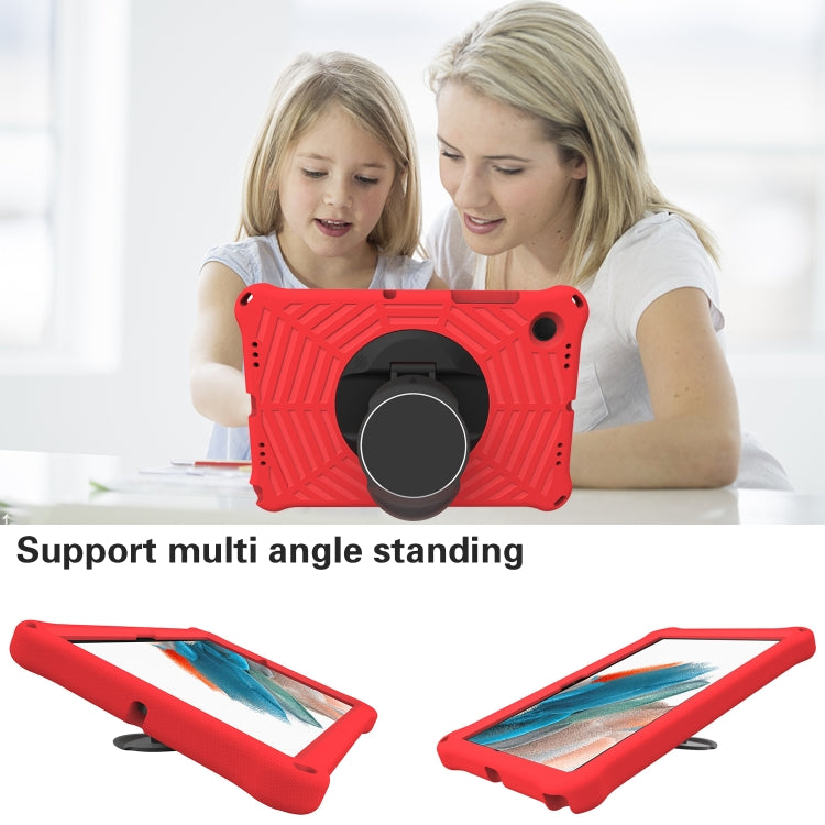 For Samsung Galaxy Tab A8 10.5 2021 Spider King EVA Protective Case with Adjustable Shoulder Strap & Holder(Red) - Other Galaxy Tab PC by buy2fix | Online Shopping UK | buy2fix
