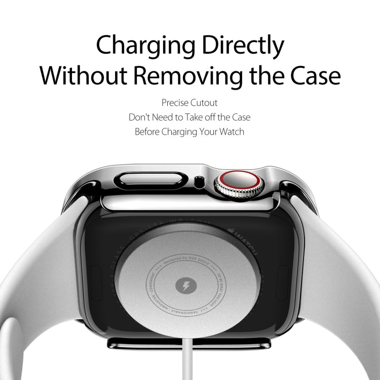 DUX DUCIS Electroplated PC Watch Case For Apple Watch Series 9 / 8 / 7 45mm(Black) by DUX DUCIS