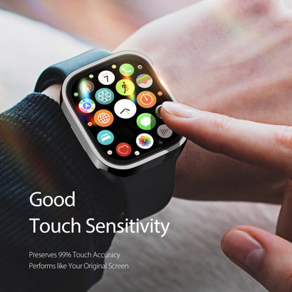 DUX DUCIS Electroplated PC Watch Case For Apple Watch Series 9 / 8 / 7 45mm(Black) by DUX DUCIS