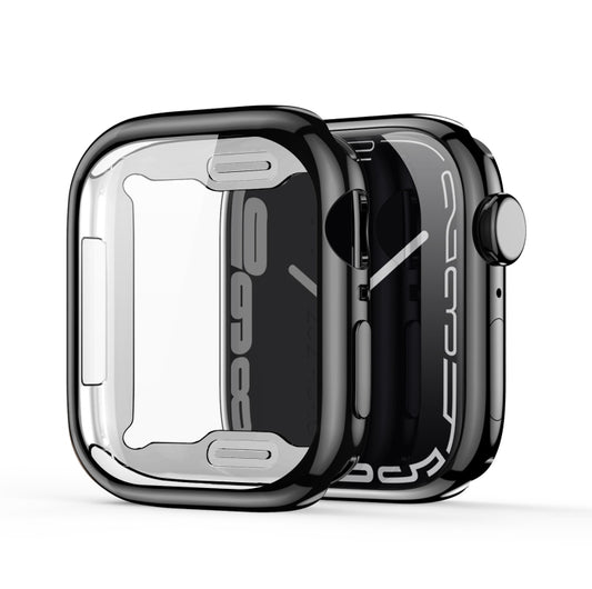 DUX DUCIS Samo Series Electroplated TPU Watch Case For Apple Watch Series 9 / 8 / 7 45mm(Black) by DUX DUCIS