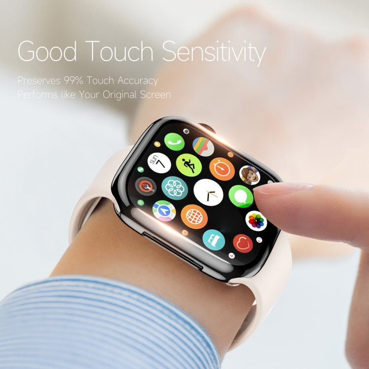 DUX DUCIS Samo Series Electroplated TPU Watch Case For Apple Watch Series 9 / 8 / 7 45mm(Black) by DUX DUCIS