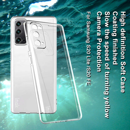 For Samsung Galaxy S20 Lite/S20 FE 4G/S20 FE 5G IMAK UX-10 Series Transparent Shockproof TPU Protective Phone Case by imak