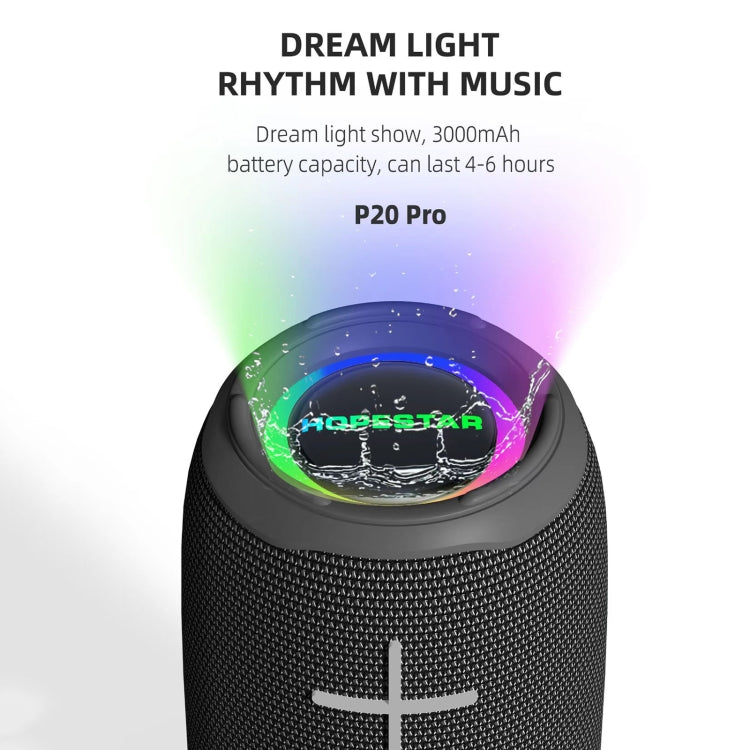 HOPESTAR P20 Pro Waterproof Wireless Bluetooth Speaker(Red) - Waterproof Speaker by HOPESTAR | Online Shopping UK | buy2fix
