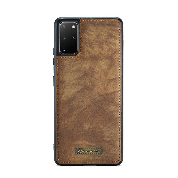 For Galaxy S20 Ultra CaseMe Detachable Multifunctional Horizontal Flip Leather Case, with Card Slot & Holder & Zipper Wallet & Photo Frame(Brown) - Galaxy Phone Cases by CaseMe | Online Shopping UK | buy2fix