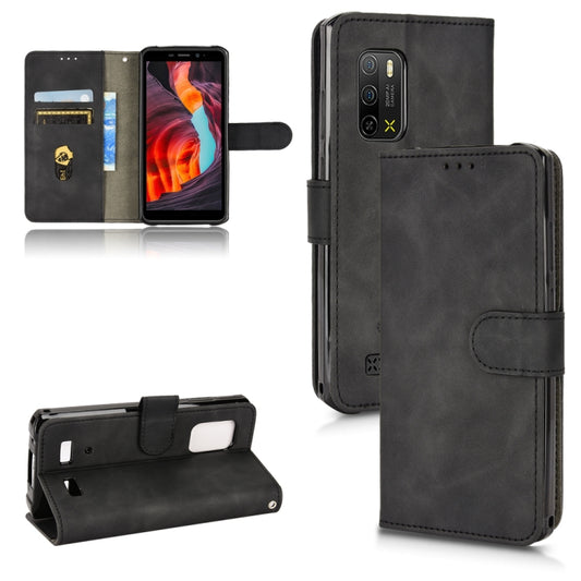 For Ulefone Armor X10 Skin Feel Magnetic Flip Leather Phone Case(Black) by buy2fix