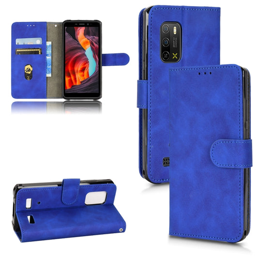 For Ulefone Armor X10 Skin Feel Magnetic Flip Leather Phone Case(Blue) by buy2fix