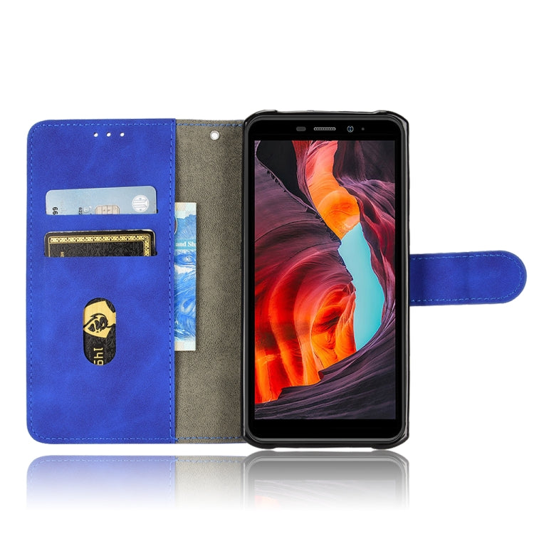 For Ulefone Armor X10 Skin Feel Magnetic Flip Leather Phone Case(Blue) by buy2fix