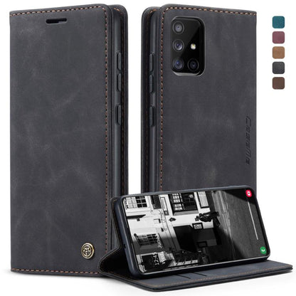 For Galaxy A51 CaseMe Multifunctional Horizontal Flip Leather Case, with Card Slot & Holder & Wallet(Black) - Galaxy Phone Cases by CaseMe | Online Shopping UK | buy2fix