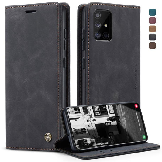 For Galaxy A51 CaseMe Multifunctional Horizontal Flip Leather Case, with Card Slot & Holder & Wallet(Black) - Galaxy Phone Cases by CaseMe | Online Shopping UK | buy2fix