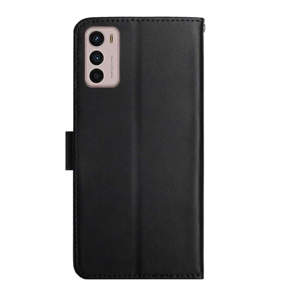 For Motorola Moto G42 Genuine Leather Fingerprint-proof Horizontal Flip Phone Case(Black) - Motorola Cases by buy2fix | Online Shopping UK | buy2fix