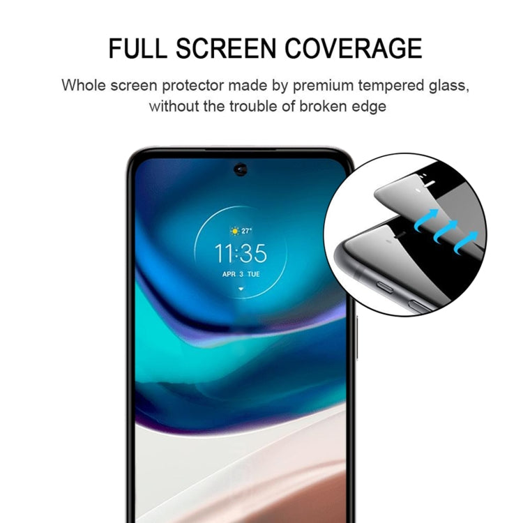 25 PCS Full Glue Cover Screen Protector Tempered Glass Film For Motorola Moto G42 - Motorola Tempered Glass by buy2fix | Online Shopping UK | buy2fix