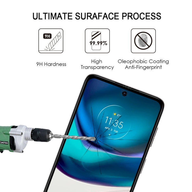 25 PCS Full Glue Cover Screen Protector Tempered Glass Film For Motorola Moto G42 - Motorola Tempered Glass by buy2fix | Online Shopping UK | buy2fix