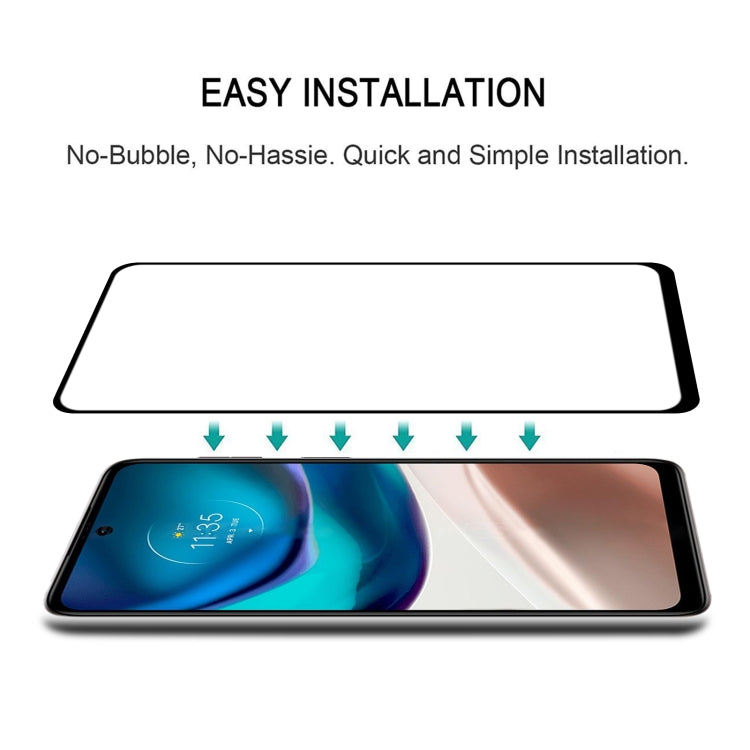 25 PCS Full Glue Cover Screen Protector Tempered Glass Film For Motorola Moto G42 - Motorola Tempered Glass by buy2fix | Online Shopping UK | buy2fix