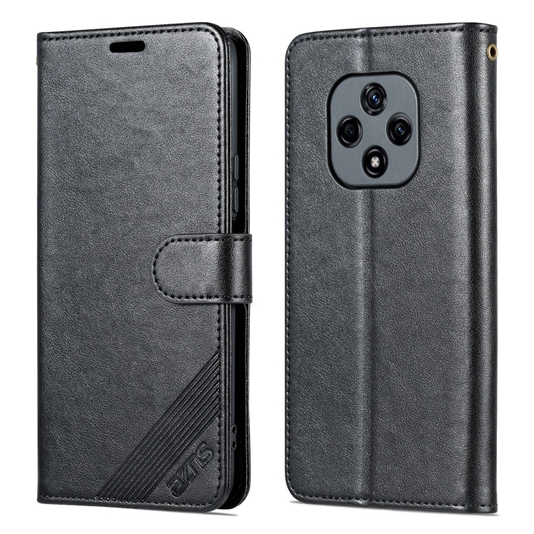 For Huawei Nova 9Z 5G AZNS Sheepskin Texture Flip Leather Phone Case(Black) - Huawei Cases by AZNS | Online Shopping UK | buy2fix