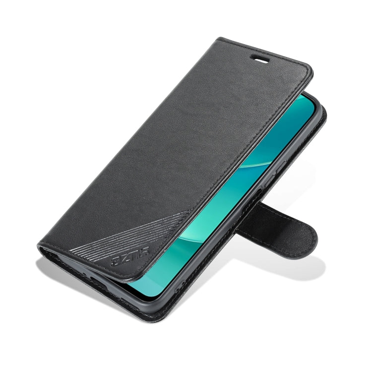 For Huawei Nova 9Z 5G AZNS Sheepskin Texture Flip Leather Phone Case(Black) - Huawei Cases by AZNS | Online Shopping UK | buy2fix