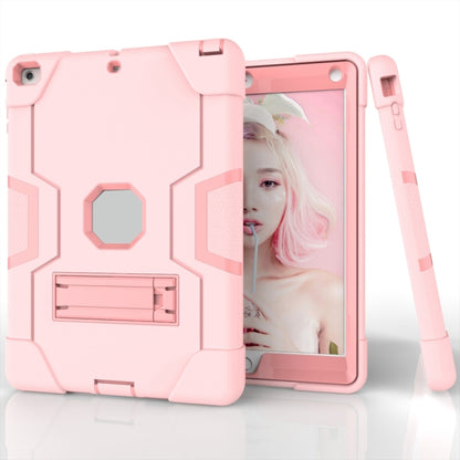 For iPad 4 / 3 / 2 Silicone + PC Protective Case with Stand(Rose Gold) - iPad 4 & 3 & 2 Cases by buy2fix | Online Shopping UK | buy2fix