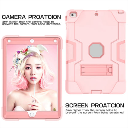For iPad 4 / 3 / 2 Silicone + PC Protective Case with Stand(Rose Gold) - iPad 4 & 3 & 2 Cases by buy2fix | Online Shopping UK | buy2fix