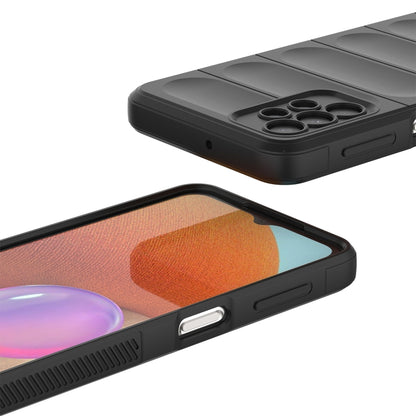 For Samsung Galaxy A32 5G Magic Shield TPU + Flannel Phone Case(Grey) by buy2fix