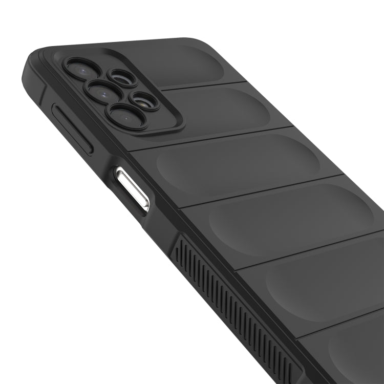 For Samsung Galaxy A32 5G Magic Shield TPU + Flannel Phone Case(Dark Grey) by buy2fix