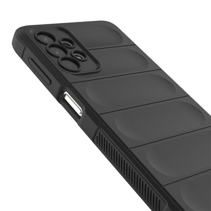 For Samsung Galaxy A32 5G Magic Shield TPU + Flannel Phone Case(Dark Grey) by buy2fix